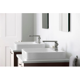 Cuba de Apoio Quadrada Vox com Mesa 1 Furo 42x42 Kohler - 2