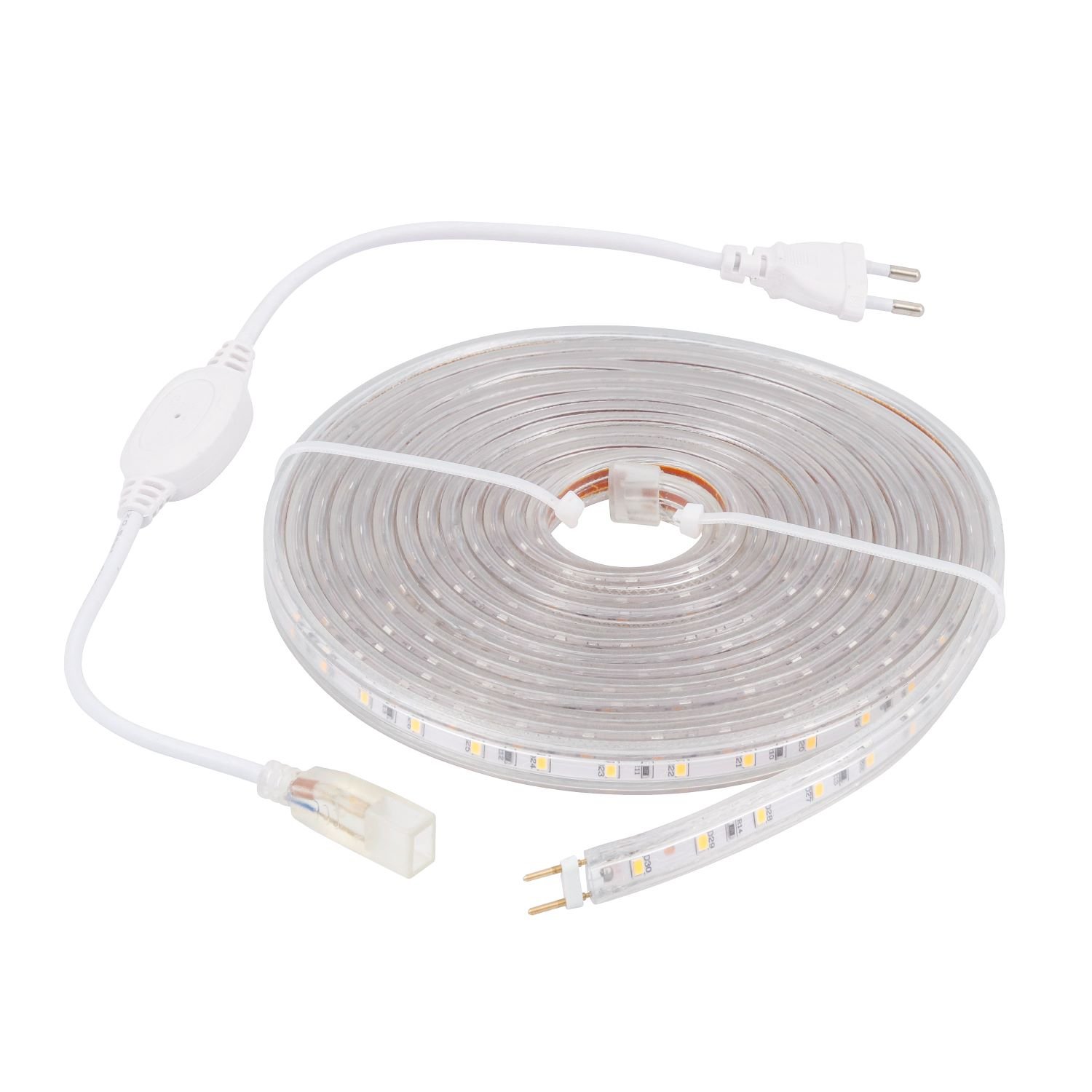 Kit Acessórrios e Fita Led 5050 5 Mts Externo 6000k 14,4w/m 110v - Gaya 9027 Fita Led 5050 110v + Ac - 2