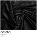 Ver imagem 3 de Sofá Curvo Montserrat 150cm 2 Lugares Veludo Preto - Nexta Casa