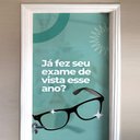 Ver imagem 3 de Adesivo Para Porta Para ÁRea Medicinal Exame De Vista- 63X210Cm