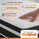Ver imagem 5 de Cama Bibox Baú com Colchão Qatar Solteiro e Cama Auxiliar Conjugada 88x188x69cm Bela