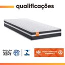 Ver mais imagens de Cama Bibox Baú com Colchão Qatar Solteiro e Cama Auxiliar Conjugada 88x188x69cm Bela