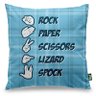 Almofada Rock Paper Scissors Lizard Spock - 1