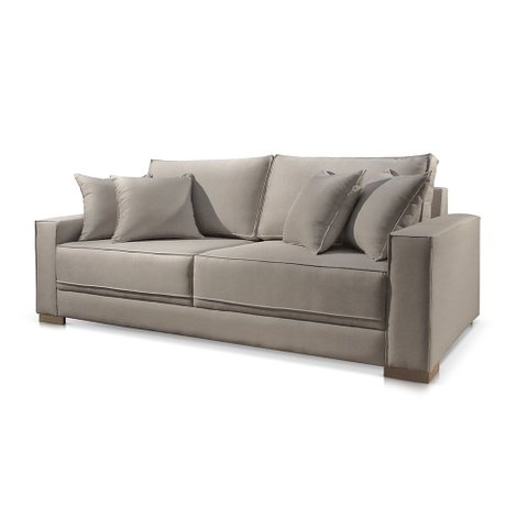 Sofá 2 Lugares Linho Cinza Médio Helô 1,80m