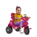 Ver imagem 2 de Triciclo Infantil - Passeio e Pedal - Velobaby Reclinável - Rosa - Bandeirante