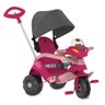 Triciclo Infantil - Passeio e Pedal - Velobaby Reclinável - Rosa - Bandeirante - 1
