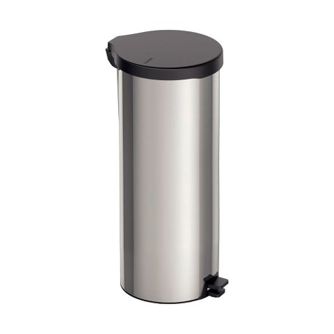 Lixeira com Pedal New em Aco Inox C/ Acabamento Polido 30 L - Tramontina