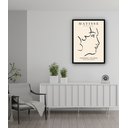 Ver imagem 1 de Quadro Decorativo Matisse The Essence Of Line - 70x50cm:moldura Preta