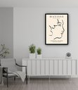 Ver imagem 1 de Quadro Decorativo Matisse The Essence Of Line - 70x50cm:moldura Preta