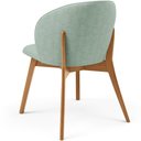Ver mais imagens de Cadeira de Jantar e Estar Living Estofada Mia L02 Linho Verde Menta - Lyam Decor