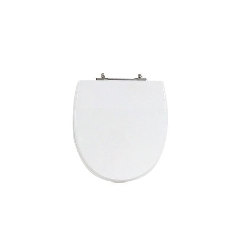 Assento Sanitário Poliéster para Louça Incepa Eros - Branco - Cód 01 - Ferragem Aço Inox com Rebites