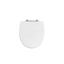 Ver imagem 1 de Assento Sanitário Poliéster para Louça Incepa Eros - Branco - Cód 01 - Ferragem Aço Inox com Rebites