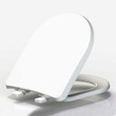 Ver imagem 2 de Assento Sanitário Luna Speciale Duraguard Soft Close Polipropileno Branco Tupan