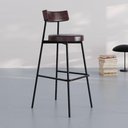 Ver imagem 2 de Banqueta Alta Stout Ae: 100 / Aa: 75cm Bqst7510 Courino Café Courino Café