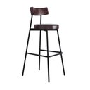 Ver imagem 1 de Banqueta Alta Stout Ae: 100 / Aa: 75cm Bqst7510 Courino Café Courino Café