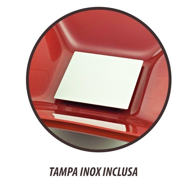 Cuba de Vidro Retangular Sulle 41x31cm 12mm Bergan - Incolor - 2