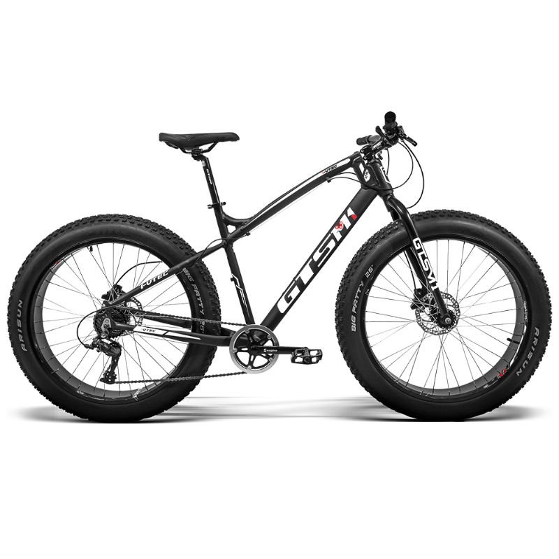 Bicicleta GTS Fat Bike Tsi 7 Aro 26 com Freio a Disco Hidráulico Cambio GTSM1 TSI 7 Marchas e - 20 - - 1
