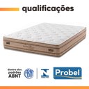 Ver imagem 6 de Cama Box Queen Molas Ensacadas Euro Pillow Double Face Pró Hotel 158x198x69cm Probel até 150kg