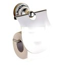 Ver imagem 4 de Kit Banheiro 5 Peças Prata Porcelana Acessórios Retrô Luxo Prateado