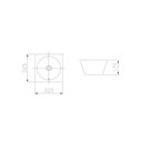 Ver imagem 2 de Cuba de Apoio 32,5x32,5cm Eros - Incepa - Biscuit - Cód 57