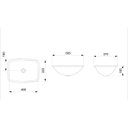 Ver imagem 3 de Cuba Embutir Retangular Branca 50,5x37cm - Celite