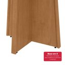 Ver imagem 7 de Conjunto Sala de Jantar Mesa Redonda Celebrare 100cm Tampo Vidro 4 Cad Athenas Linho Bege