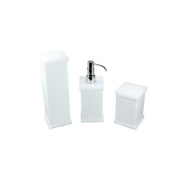 Kit Potes em Acrílicos 3 peças Sem Strass Decor - Rosa Perolizado - 1 Kit Potes em Acrílicos 3 peças Sem Strass Decor - Rosa Perolizado - 1