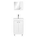 Ver imagem 6 de Gabinete Banheiro com Cuba e Espelheira 45cm Multimóveis CR10100 Branco