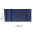 Ver imagem 2 de Painel Estofado Luxo Grécia 195cm King Size para Cama Box Corino Azul Marinho - Gat Magazine
