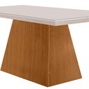 Ver imagem 2 de Mesa para Sala de Jantar Aida 120cm Em MDF e Vidro