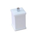 Ver imagem 1 de Potinho para Algodão/cotonete sem Strass Duo Decor - Branco