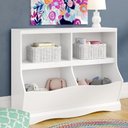 Ver imagem 2 de Organizador Infantil Bela 2 Portas 2 Gavetas MDF 104cm Branco Woodcore