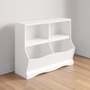 Ver imagem 3 de Organizador Infantil Bela 2 Portas 2 Gavetas MDF 104cm Branco Woodcore