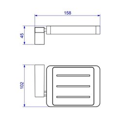 Saboneteira Deca Liv Cromado Deca - 2