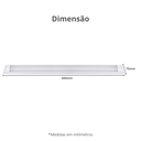 Ver imagem 3 de Luminária Slim Led Bivolt 60cm 18w Potência 6000k Temperatura 1600 Lúmens Durín
