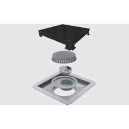 Ralo Square com Tampa Oculta 15x15cm - Linear - 11