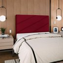 Ver mais imagens de Cabeceira Queen 160 Cm com Frame Cristal Suede Vinho Artte