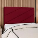 Ver imagem 2 de Cabeceira Queen 160 Cm com Frame Cristal Suede Vinho Artte