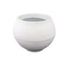 Vaso Plastico Redondo Texturado 32x19x29 Branco - 1