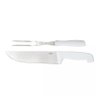 Kit Assador Faca e Garfo Cabo Branco Mor - 1