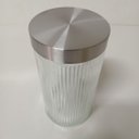 Ver imagem 4 de Pote Hermético de Vidro 1,7L Transparente 22x11x11cm Mantimentos Cozinha Tampa