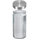 Ver imagem 7 de Pote Hermético de Vidro 1,7L Transparente 22x11x11cm Mantimentos Cozinha Tampa