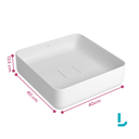 Ver imagem 3 de Cuba de Apoio Deca 40x40 L.11040.17 Quadrada Branca