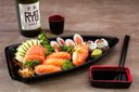 Ver imagem 2 de Barco Para Sushi MondoCeram Matsuri 32,5x17x3cm Preto