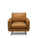 Ver imagem 6 de Kit 2 Poltronas Decorativas Paloma Sala de Estar Pés em Aço Couro Caramelo Manchado G88 - Gran Belo