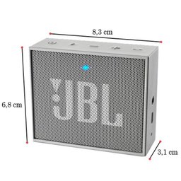 Caixa Som Portátil Bluetooth Jbl Go Gray Cinza - 2