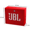 Caixa Som Portátil Bluetooth Jbl Go Red Vermelha - 2