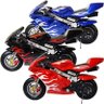 Mini Moto Infantil Gasolina 2 Tempos 49CC Speed Ninja GP Esportiva Pocket Bike Importway WVPR-204 -  - 3