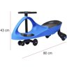 Carrinho Gira Gira Car Infantil Brinquedo Criança Importway Giro Bw-004 - Azul - 2