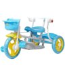 Triciclo Motoca Infantil Passeio com Empurrador Pedal Luz Som Capota Importway BW-003 - AZUL - 6